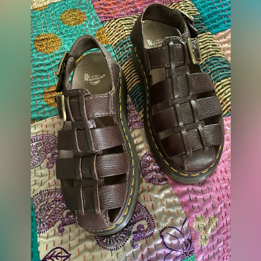 Dr. Martens Archive Fisherman Dark Brown Womens Sandals